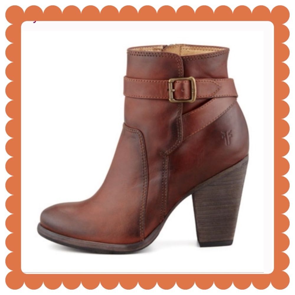 Frye Women's Brown Leather Ankle Boots